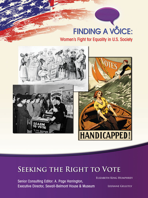 Title details for Seeking the Right to Vote by LeeAnne Gelletly - Available